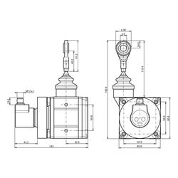 Pepperl+Fuchs Cable pull rotary encoder ECA30PL-02C1A-I42BD:X3ECA30PL-02C1A-I42BD:X3 (270910-100073)