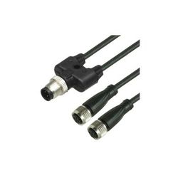 Pepperl+Fuchs Y connection cable V1-G-BK1M-PUR-A-T-V1-G (252970)