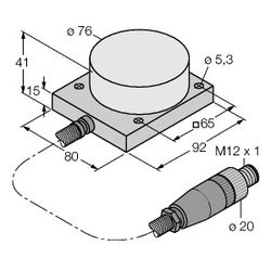 Turck NI40-CQ80/S1102 5M (1602404)