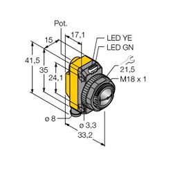 Turck QS18VP6CV45Q7 (3066436)
