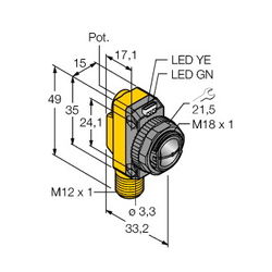 Turck QS18VP6CV45Q8 (3066458)