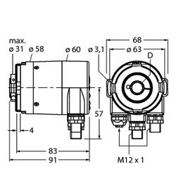Turck RM-36B12E-9A28B-R3M12