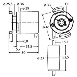 Turck RM-50H10E-3C24B-CT 1M (1544525)
