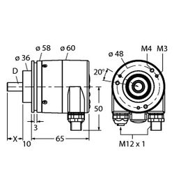 Turck RS-25S6S-9A16B-R3M12 (1544364)