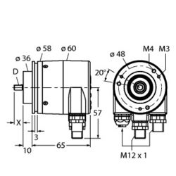 Turck RS-25S10C-9A16B-R3M12