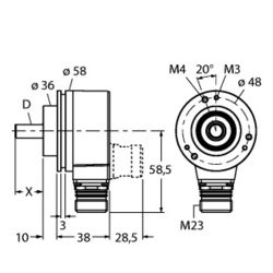 Turck RS-24S6C-3C13B-H1181 (1545234)