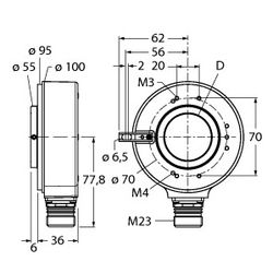 Turck RI-42H30S4-2B5000-12M23 (1545230)