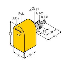 Turck FCS-G1/2A4P-VRX/24VDC