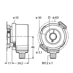 Turck REI-E-114I12E-4B5000-H1181 (100011914)