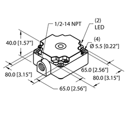 Turck BI40-CP80-VN4X2/S10 (1579800)