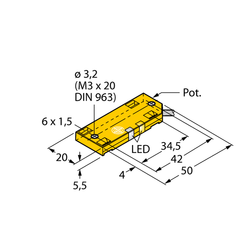 Turck BC10-QF5.5-AN6X2 7M (100000977)