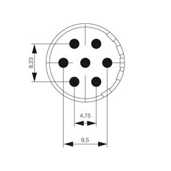 Weidmüller SAI-M23-BE-7-17MM (1224110000)