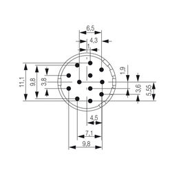 Weidmüller SAI-M23-BE-12-17MM (1224210000)