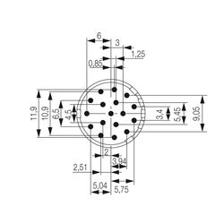 Weidmüller SAI-M23-BE-17-10 MM (1224350000)