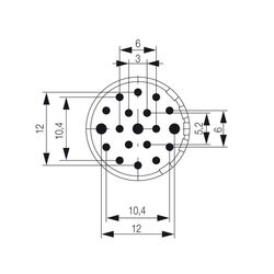 Weidmüller SAI-M23-SE-19-17MM (1224480000)