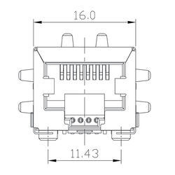 Weidmüller RJ45M S1D DE4N RL (2564450000)